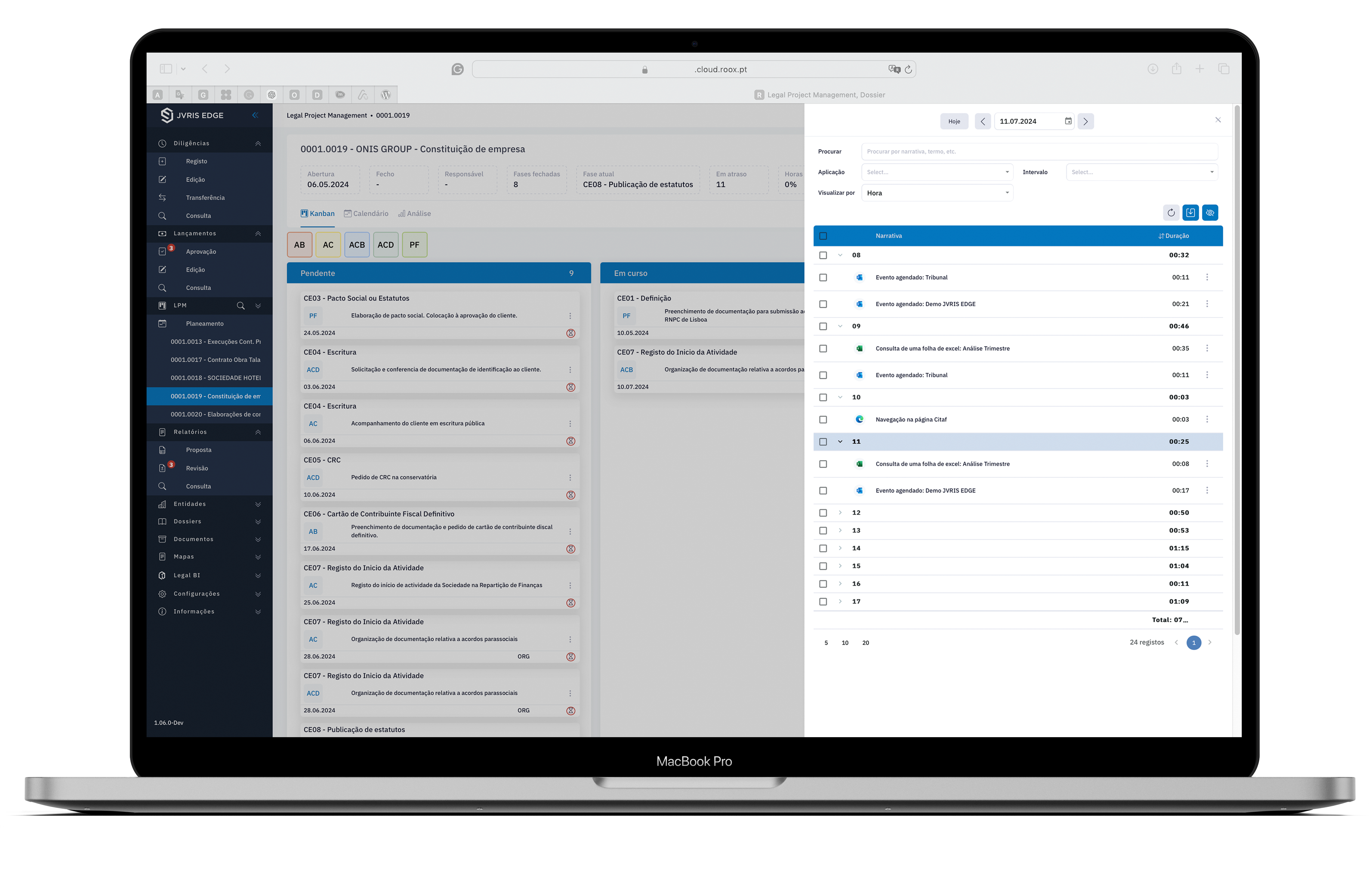 screenshot of JVRIS EDGE